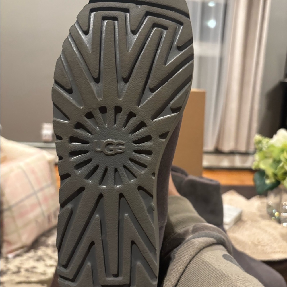 UGG Charcoal Gray Shearling-Lined Boot - image 3
